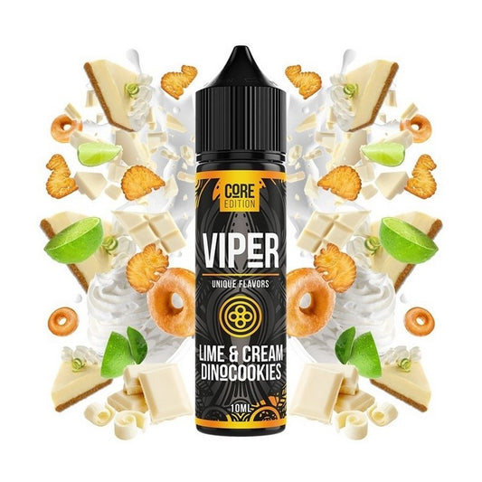 Viper Core Edition - Golden Owl Lime and Cream Dinocookies - Flavor Shot 10/60ml