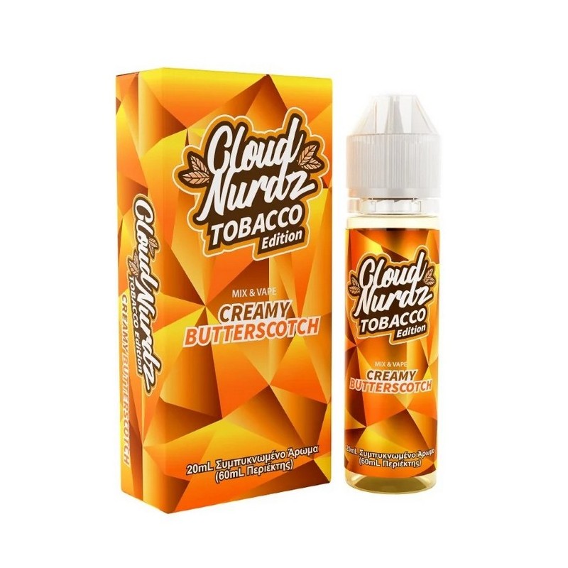 Cloud Nurdz Tobacco Edition - Creamy Butterscotch - Flavor Shot 20/60ml