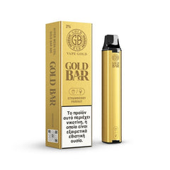 Gold Bar - 2ml 600 Puffs Disposable Kit 20mg - Strawberry Parfait